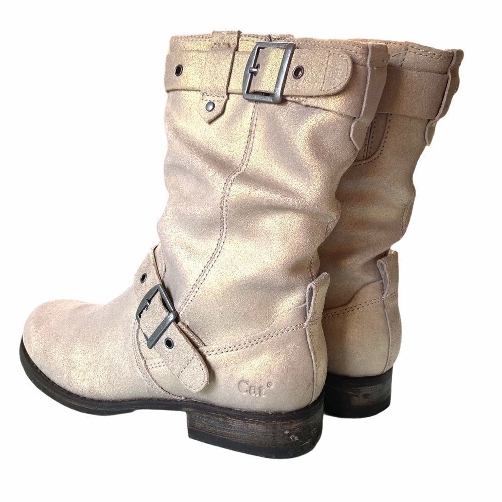 NWT Caterpillar Metallic Moto Boot - Picture 4 of 6